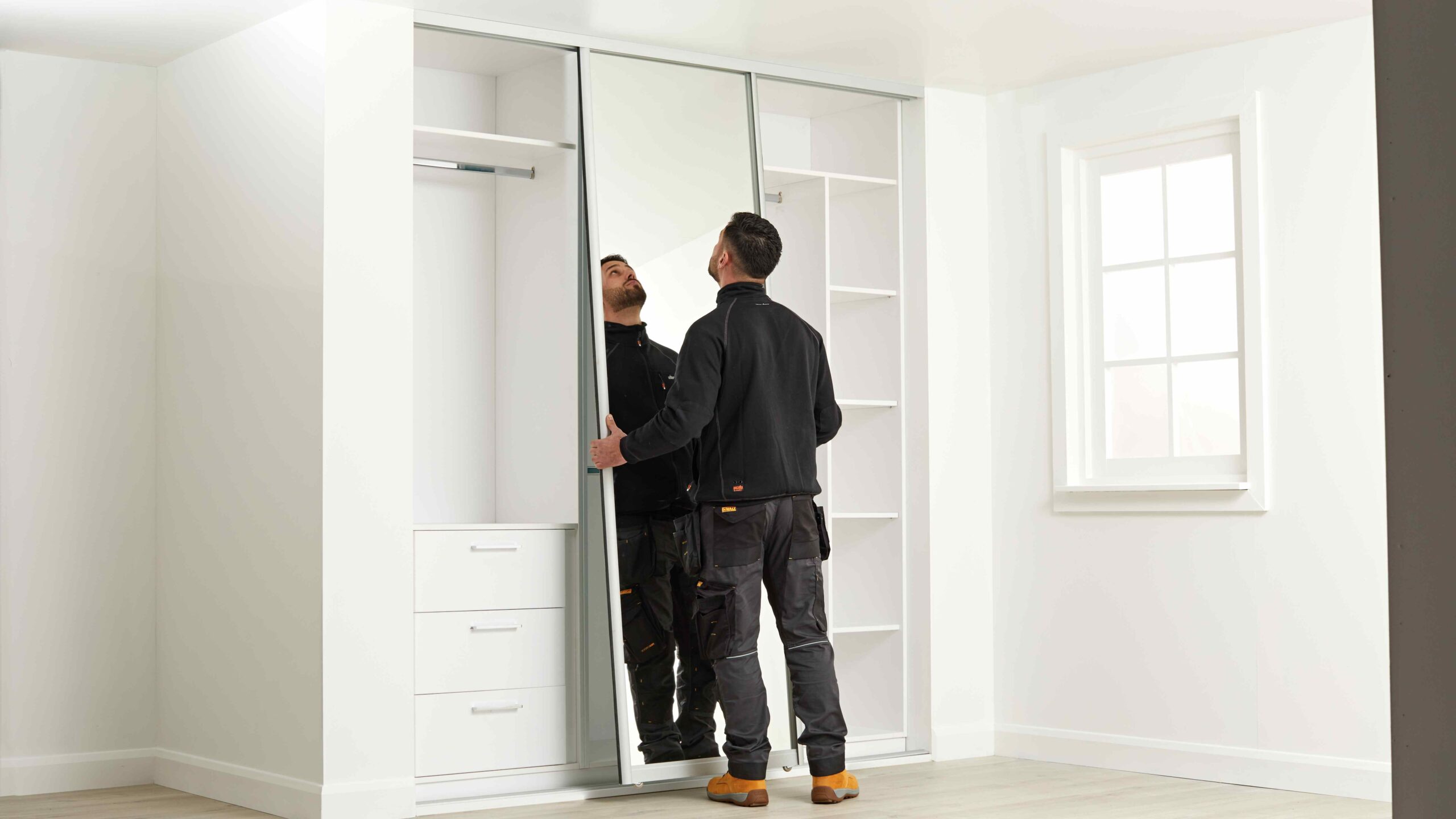 fitting sliding mirror doors